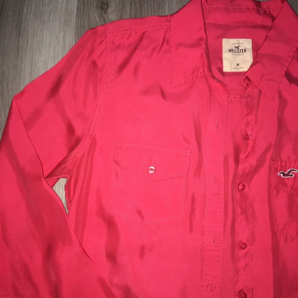 Silk button up - Picture 2 of 4